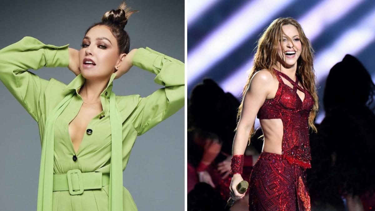 Thalía se burla de “Monotonía” y llama a Shakira “dramática ridícula”