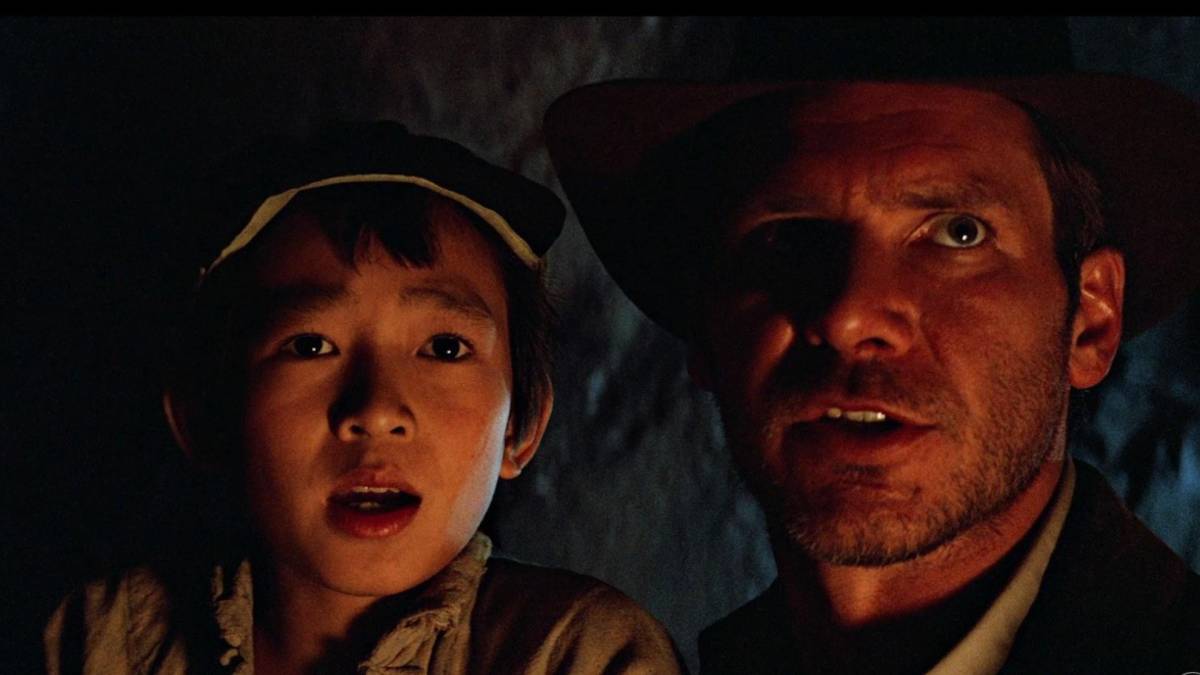 Indiana Jones y el Templo de la perdición: Ke Huy Quan y Harrison Forda .