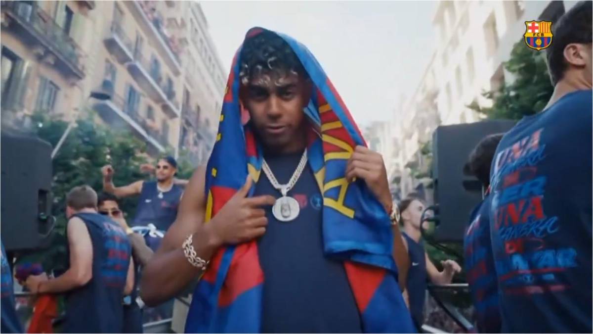 Rúa del Barcelona: locura en calles, se mofan de Real Madrid y promesa de Yamal