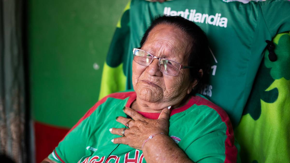 Doña Queta se quebrantó al hablar sobre su sentimiento por Marathón.