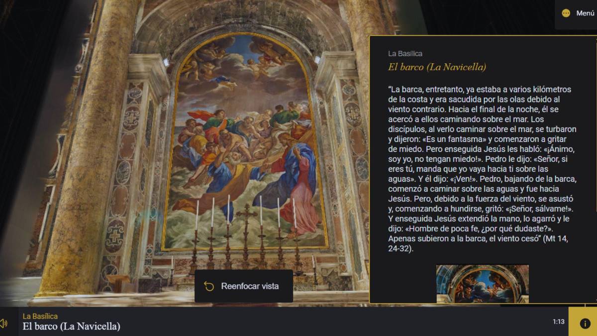 Basílica de San Pedro: Conozca con un tour guiado en 3D todos sus rincones