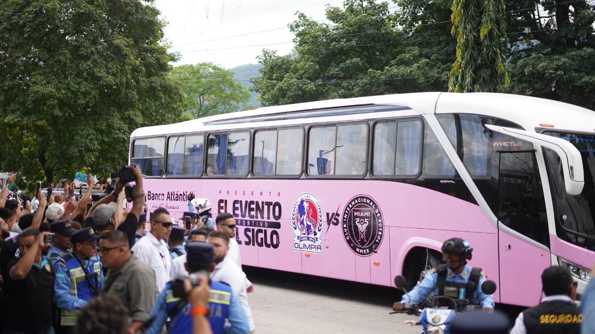 Fotos: Con caravana reciben a Messi en San Pedro Sula