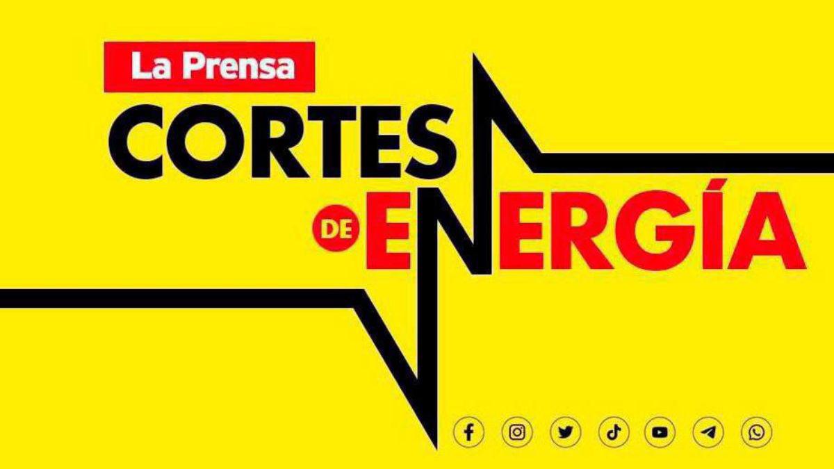 Cortes de luz en varios departamentos este 11 de septiembre