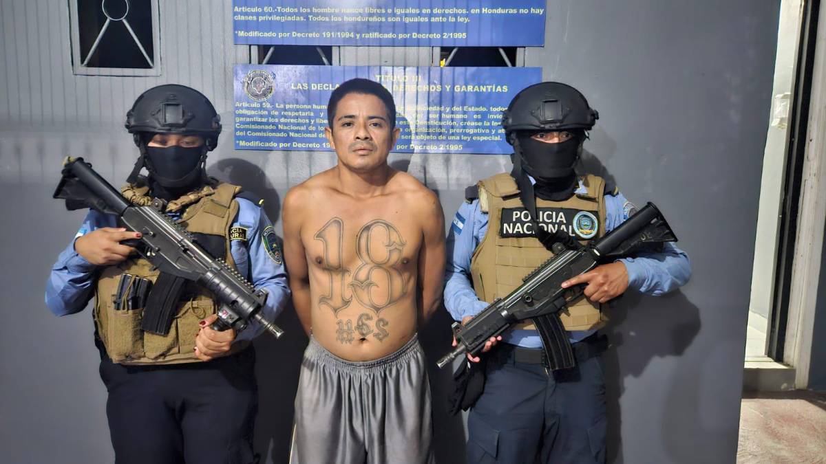 Capturan a “Legendario”, cabecilla de la 18 en La Lima