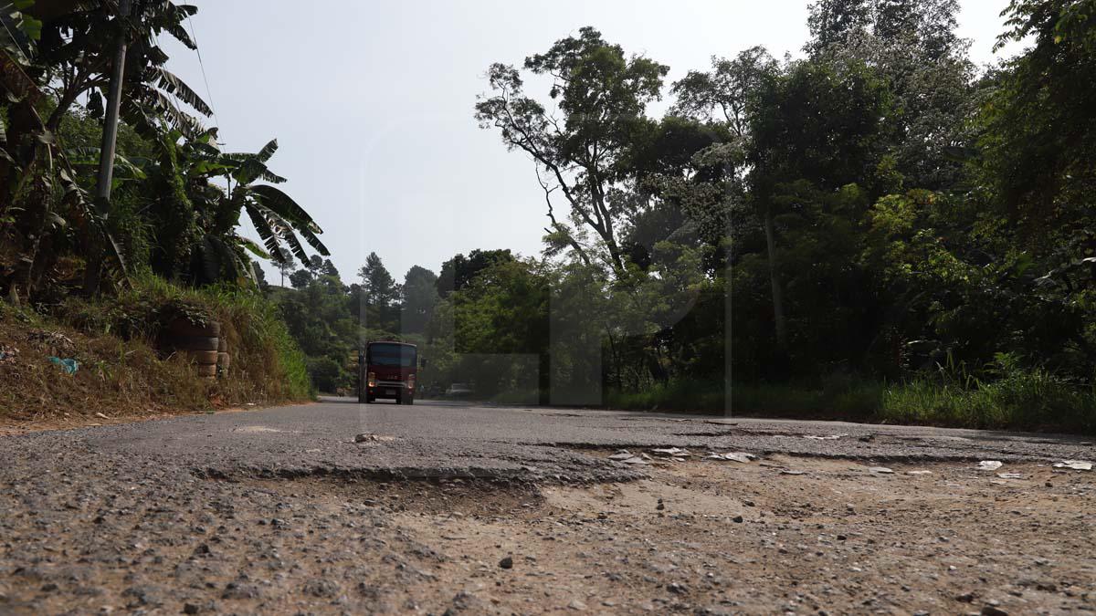 Llegar a Copán era un alivio, pero ahora la carretera está deteriorada.