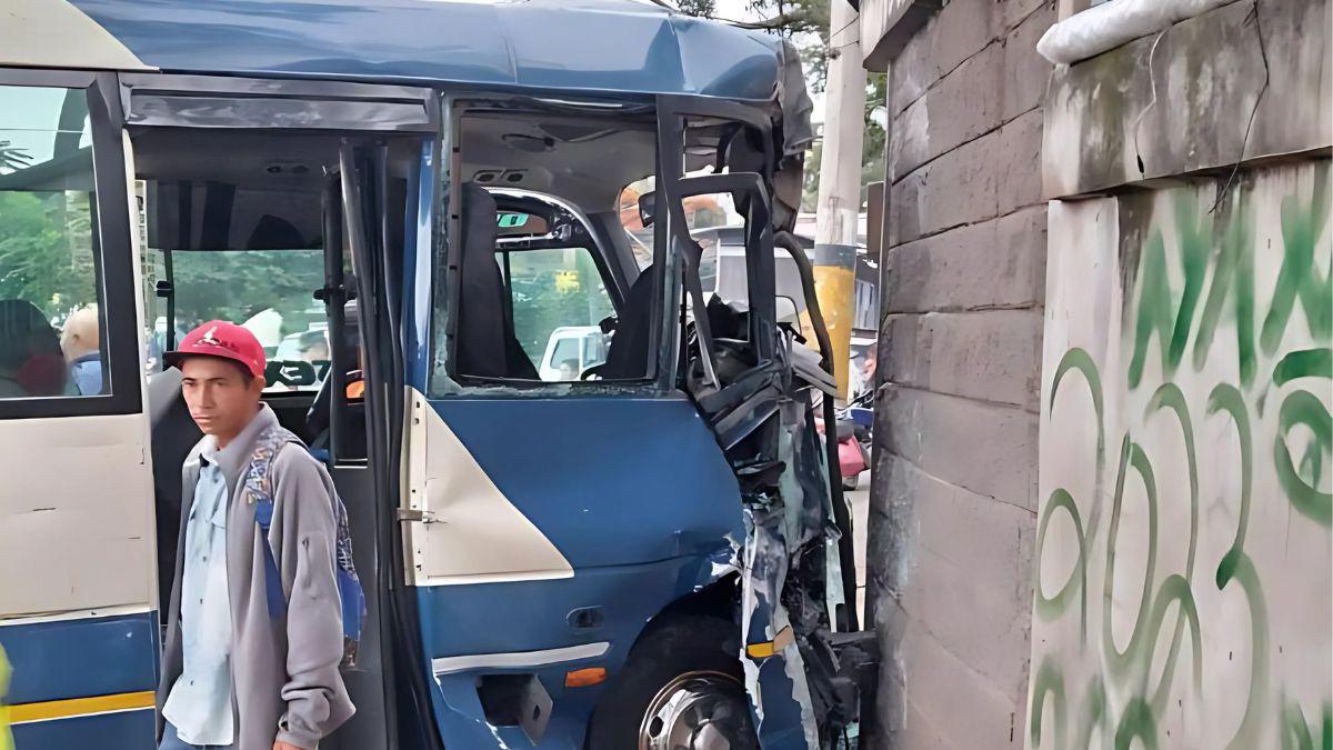 Más de 12 heridos deja accidente de rapidito en Tegucigalpa