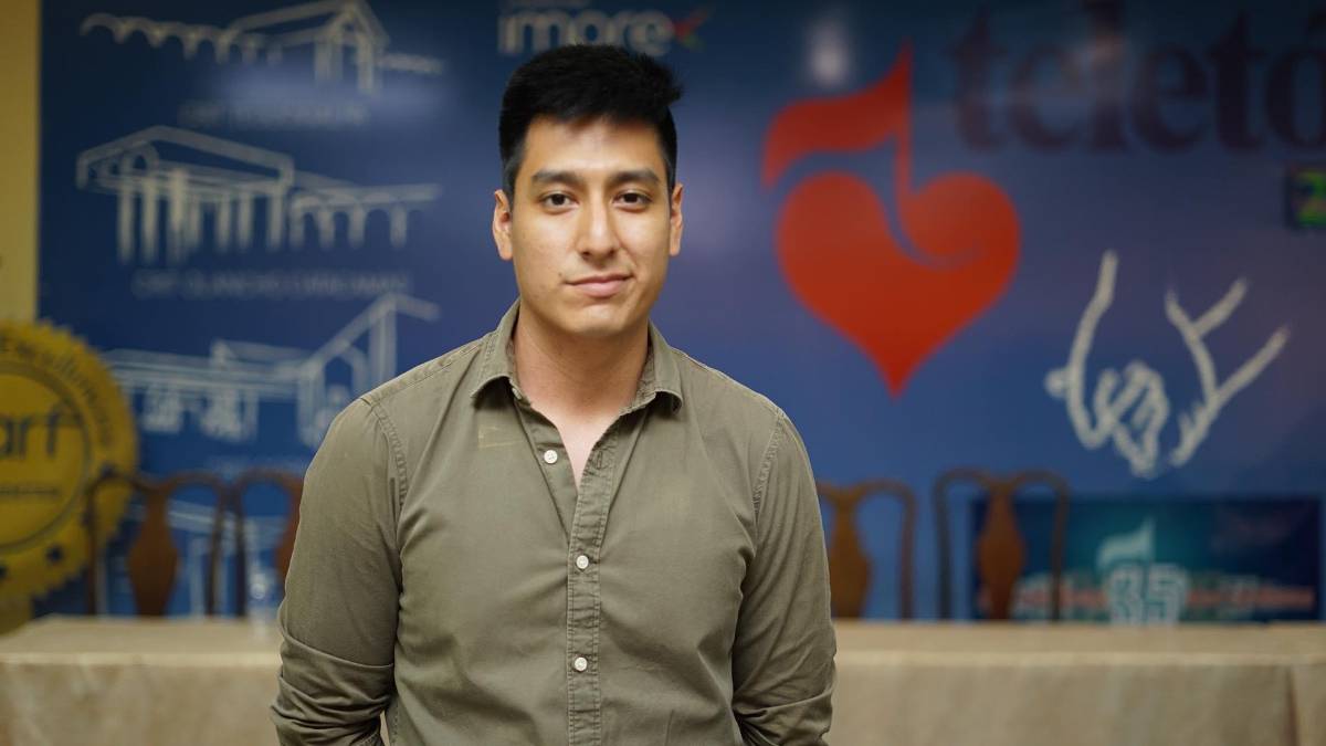 El periodista <b>Raúl Román</b> de Jalisco TV.