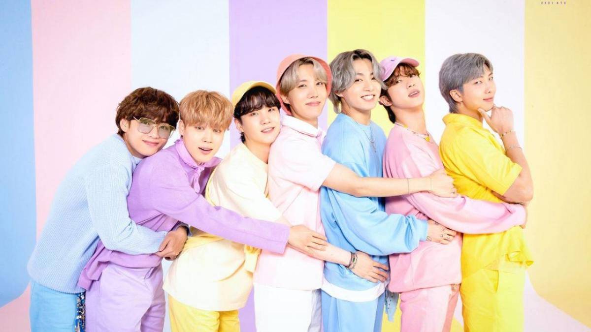 Los siete miembros del famoso grupo surcoreano BTS.