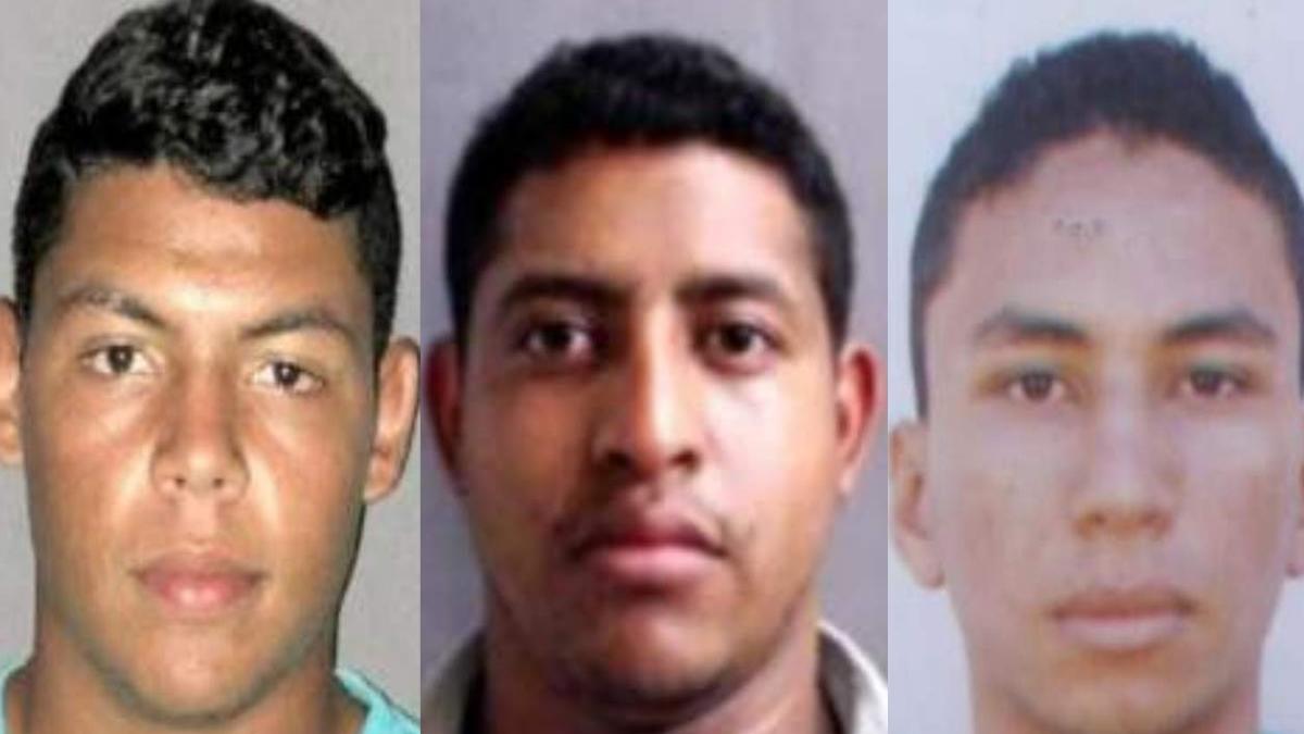 José Luis Cano Martínez, Obed Mencías Hernández y Miguel Ángel Zúniga Landeros.