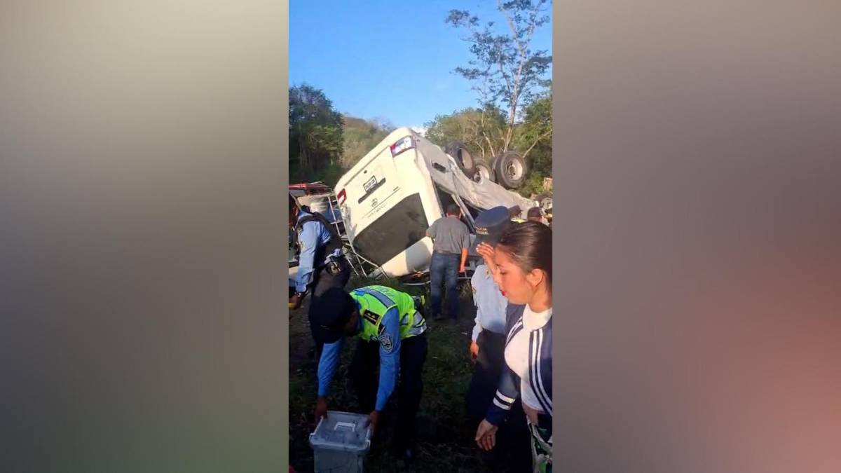Imágenes impactantes del fatal  accidente en Santa Bárbara