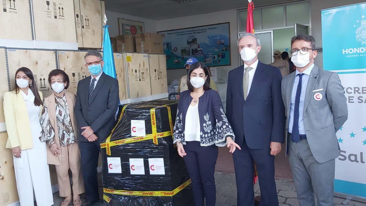 Honduras recibe 254,000 vacunas pediátricas donadas por España