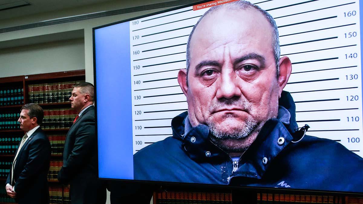 Narco colombiano “Otoniel” se declara inocente ante jueza en Estados Unidos