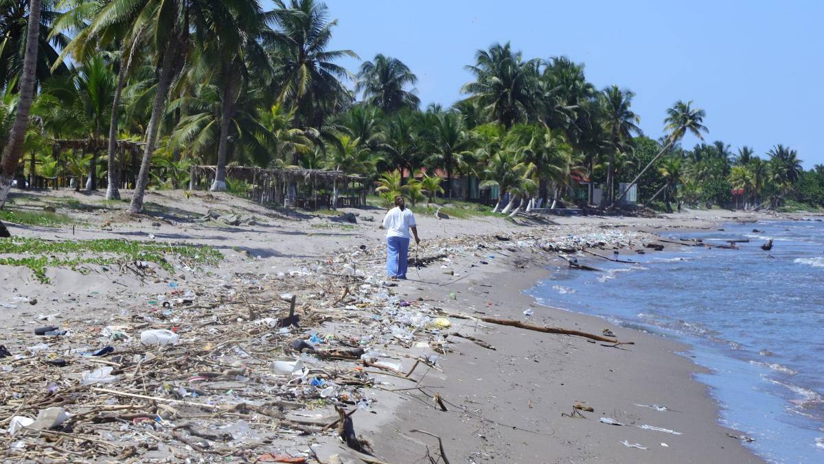La ruta del Chamelecón: imágenes de dron de su encuentro con el Caribe