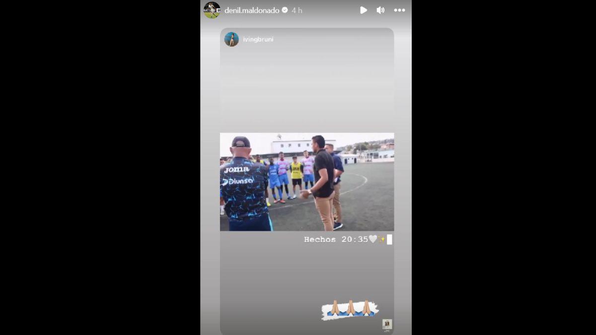 Iving compartió un vídeo cuando el jugador actual del LA FC les estaba dando a los jugadores de las reservas una pequeña charla y consejos como futbolista.