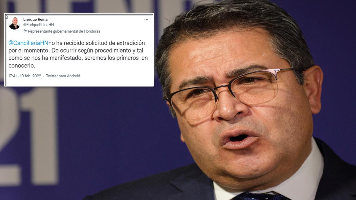 Estados Unidos no ha solicitado en extradición a Juan Orlando Hernández