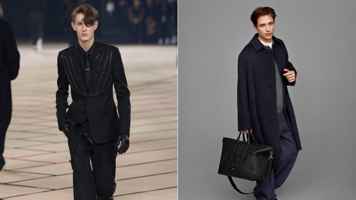 El negro y los lazos envuelven al hombre Dior en París