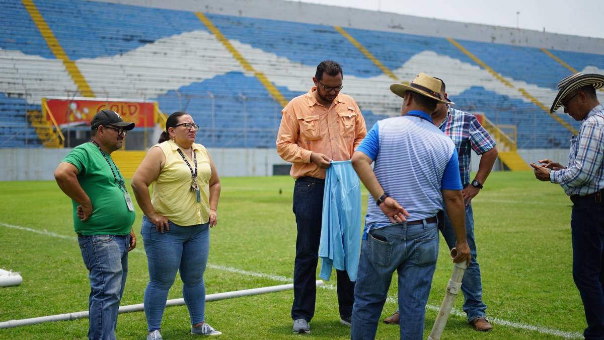 Ellos serán los encargados del cambio de la grama de primer nivel que tendrá el Estadio Morazán de San Pedro Sula. 