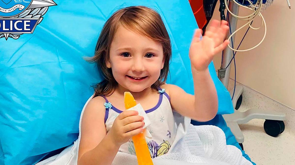 La Policía recata a una niña de 4 años tras 18 días desaparecida en Australia
