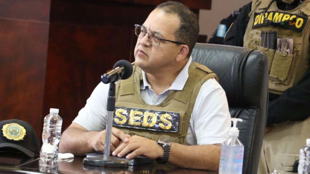 Más de L18 mil de aumento recibió en su salario Gustavo Sánchez, ministro de Seguridad