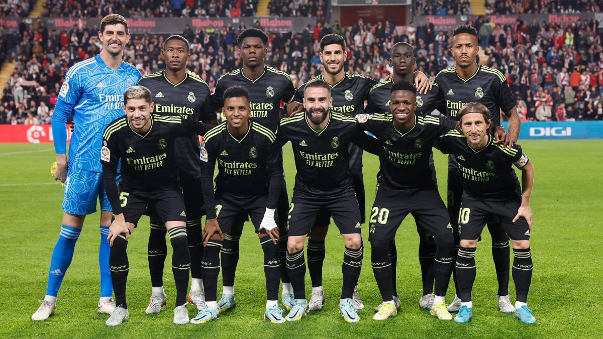 El 11 titular del Real Madrid que perdió 3-2 ante Rayo Vallecano.