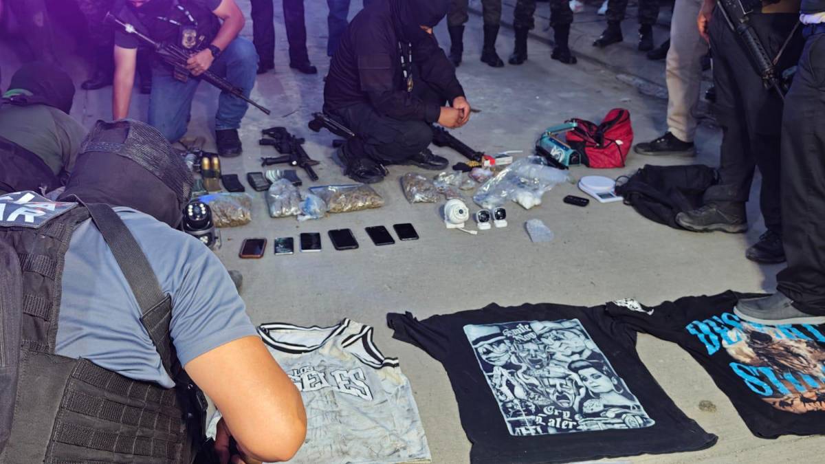 Capturan a supuesto pandillero y decomisan armamento en Montebello, Chamelecón