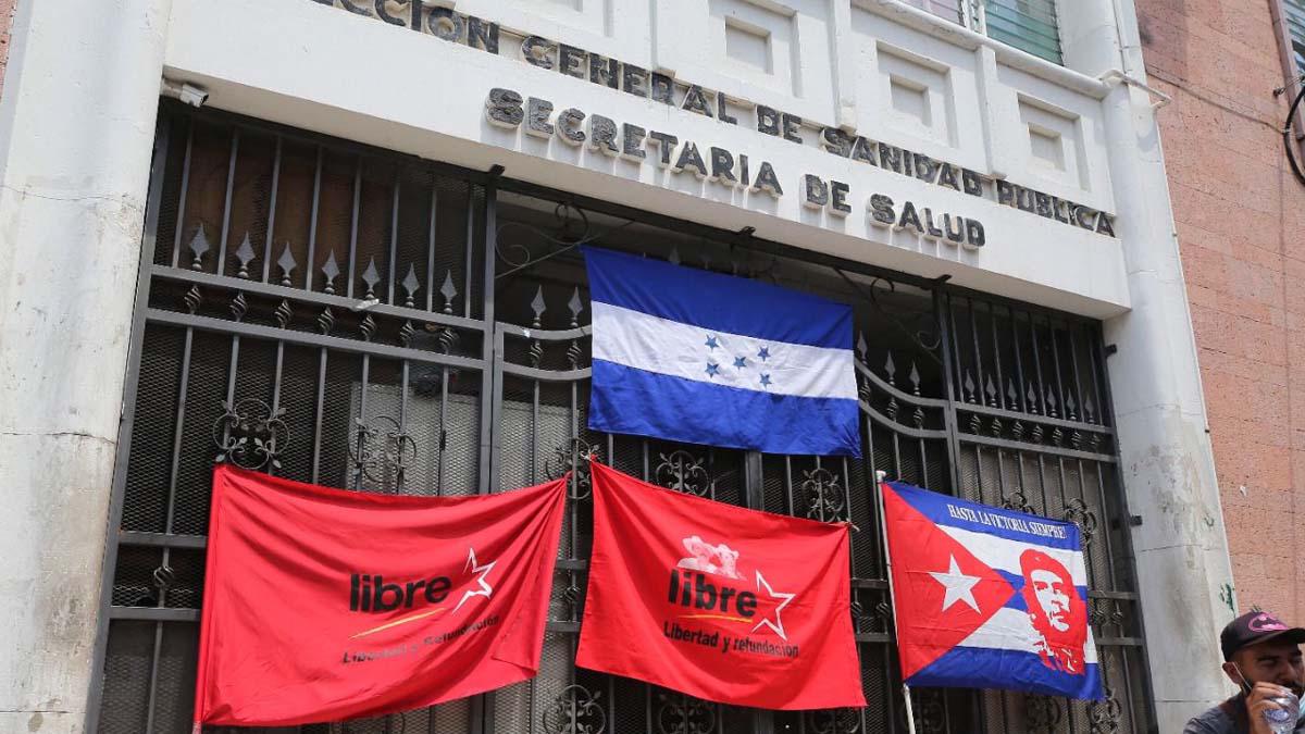 La protesta duró varias horas.