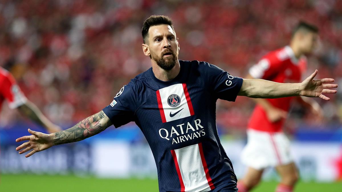 Lionel Messi marcó un golazo y llegó a dos anotaciones en la actual campaña de la Champions League.