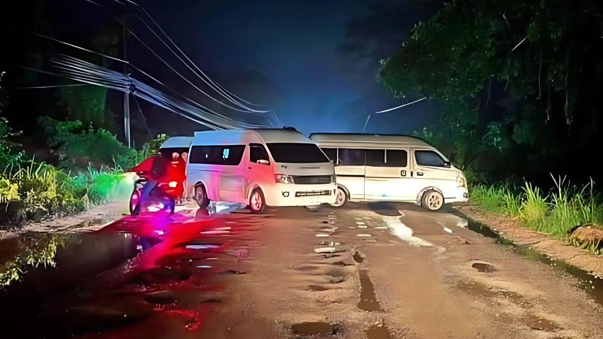 Tomada la CA-4 en Cofradía; cierran paso hacia occidente