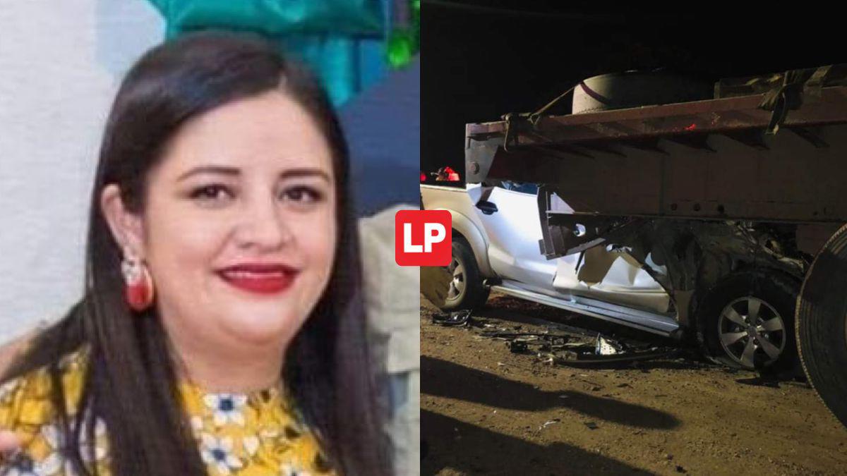 Fatal accidente entre pick up y rastra deja a una mujer fallecida en Copán