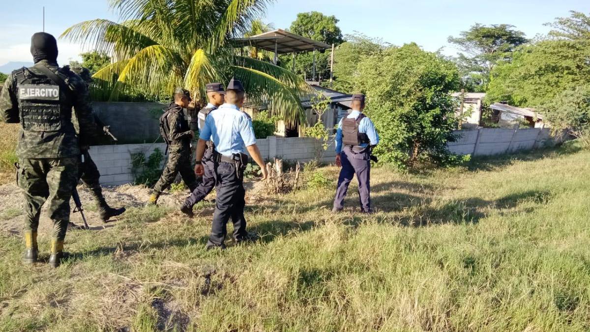 Operativos contra “Los Olanchanos” en el sector Planeta, de la Lima, Cortés.