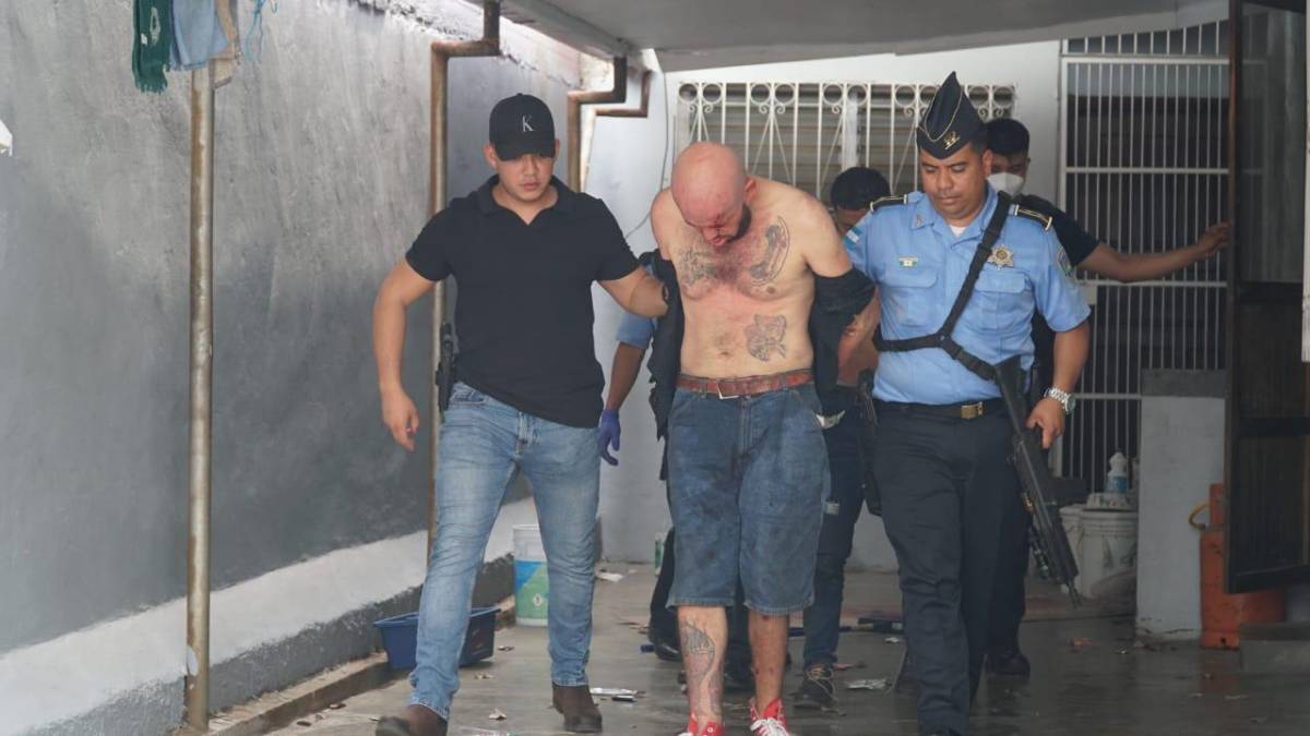 Caen cuando robaban en casa y golpeaban a anciano en barrio Sunseri de San Pedro Sula