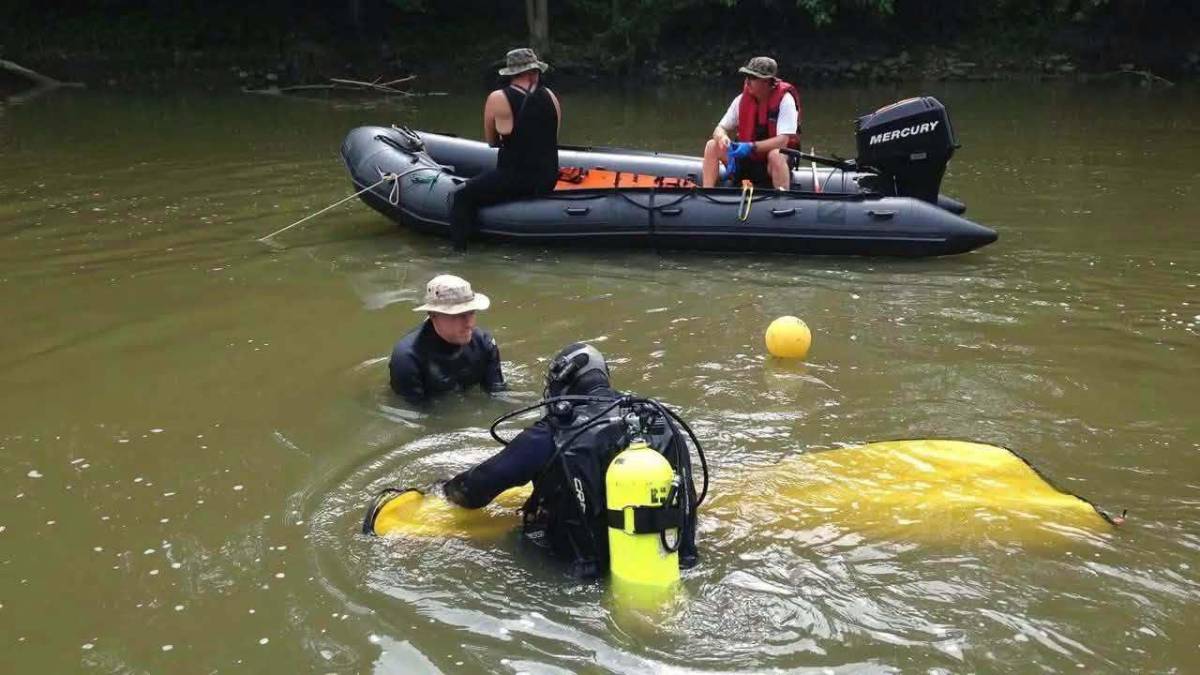 Mortal y profundo:  así es el río en el que murieron cuatro hondureños en Ohio