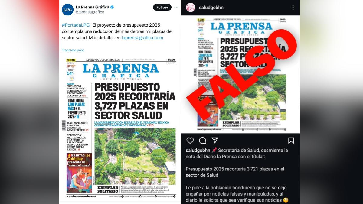 Sesal desmiente por error información de La Prensa Gráfica de El Salvador