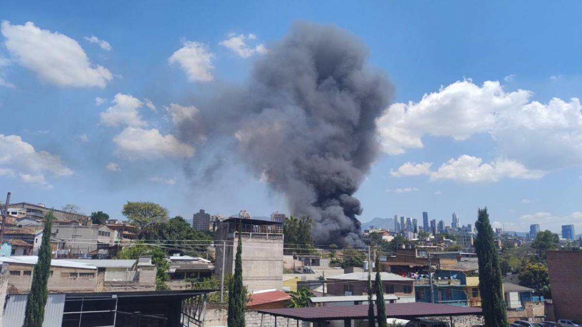 Más de 40 carros decomisados son consumidos por incendio en Tegucigalpa