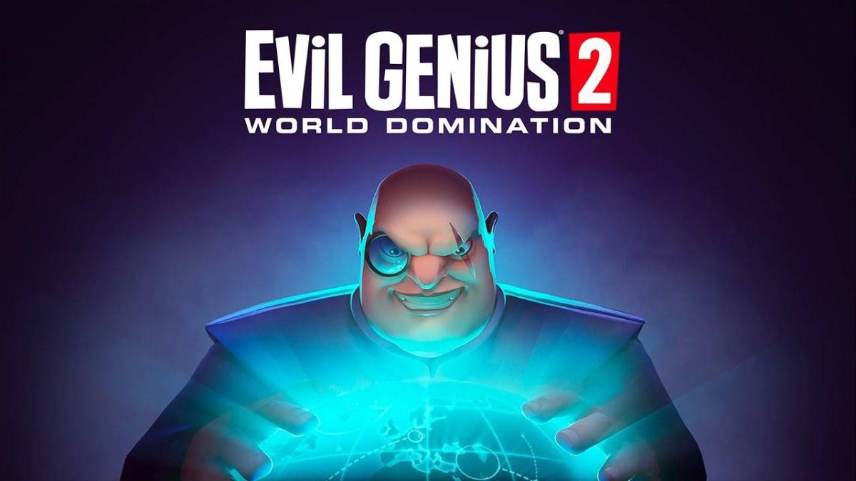 Portada de Evil Genius 2: World Domination.