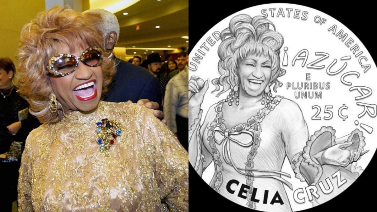 Celia Cruz y su grito “¡Azúcar!” inmortalizados en una moneda de 25 centavos de dólar