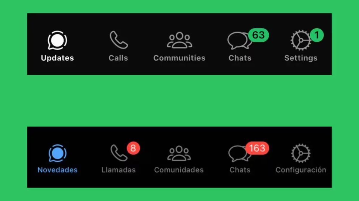 Así lucen las notificaciones en WhatsApp.
