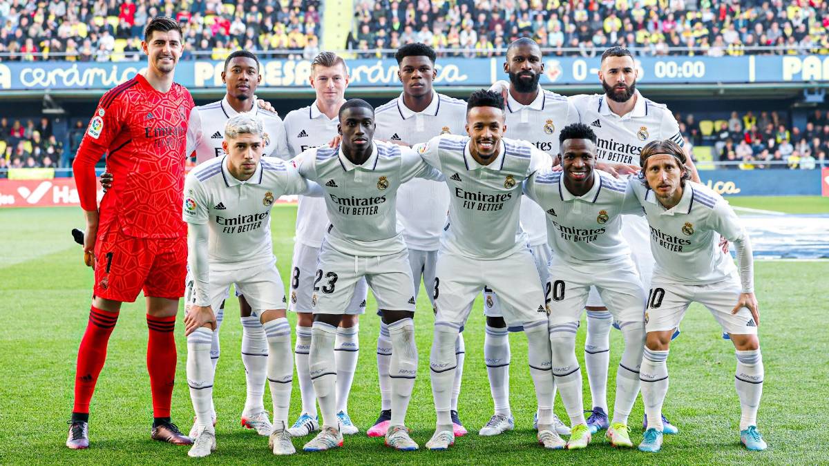 El 11 titular del Real Madrid que perdió 2-1 ante Villarreal.