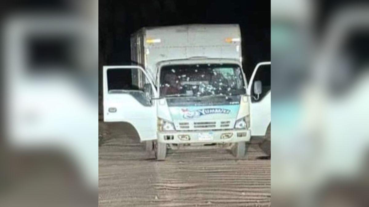 Tirotean un camión repartidor y matan a tres personas en Colón