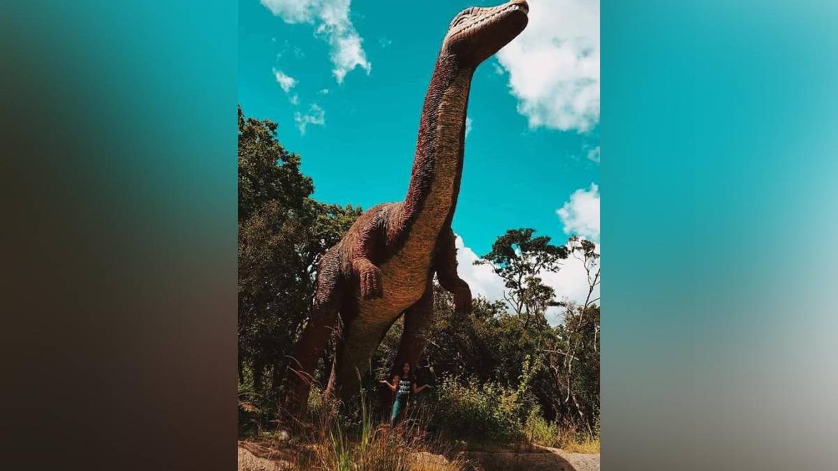 Singular parque temático de dinosaurios atrae a turistas a Marcala