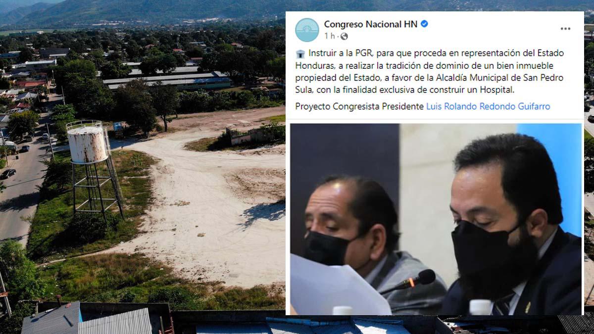 Presentan moción para que predio del centro penal de San Pedro Sula pase a la municipalidad