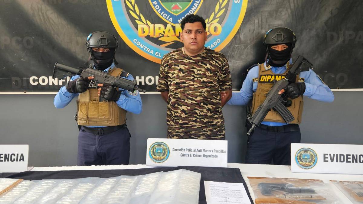 Capturan a El Venado, peligroso miembro de la MS-13 en San Pedro Sula