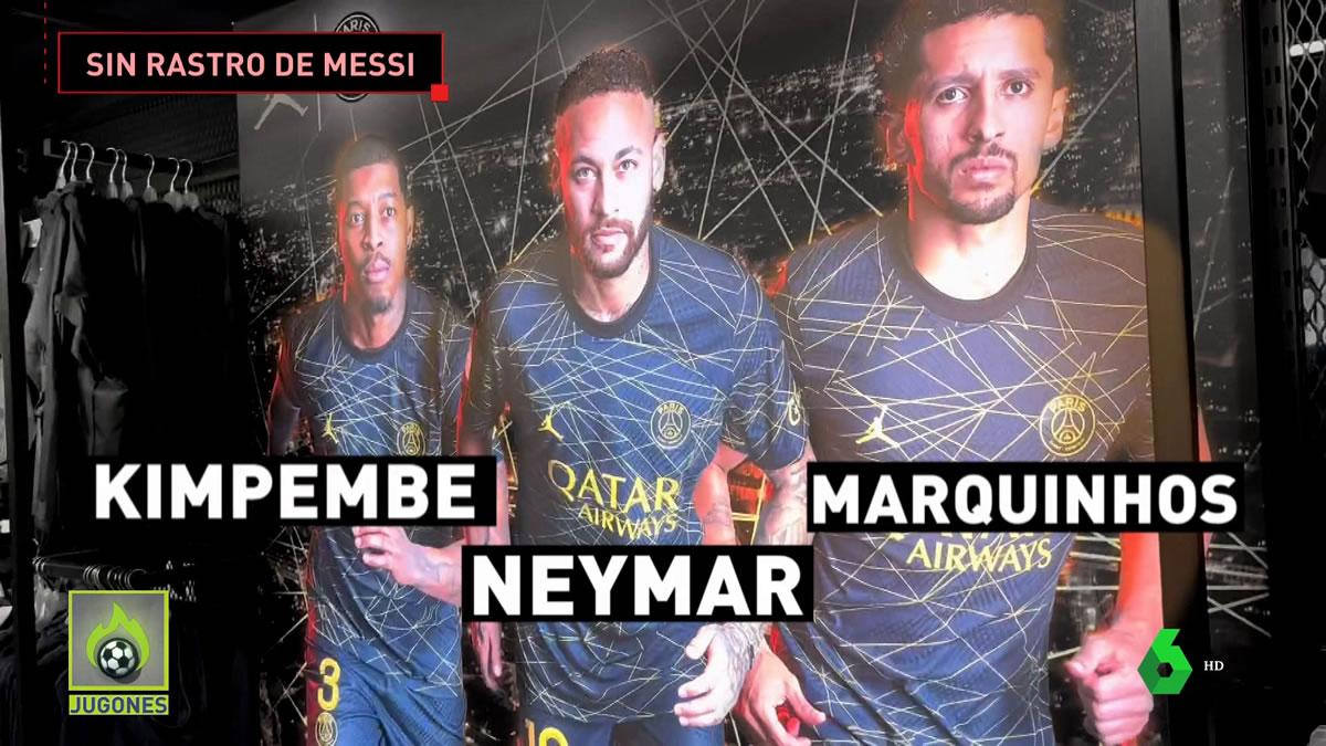 La imagen de Messi tampoco aparece, a diferencia de Kylian Mbappé, Neymar, Marco Verratti, Sergio Ramos y el resto de los jugadores de quienes sí están las respectivas fotos.