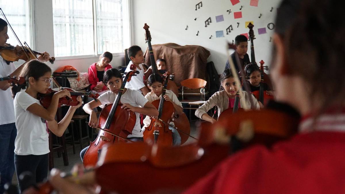 España impulsa dos orquestas infantiles en Honduras