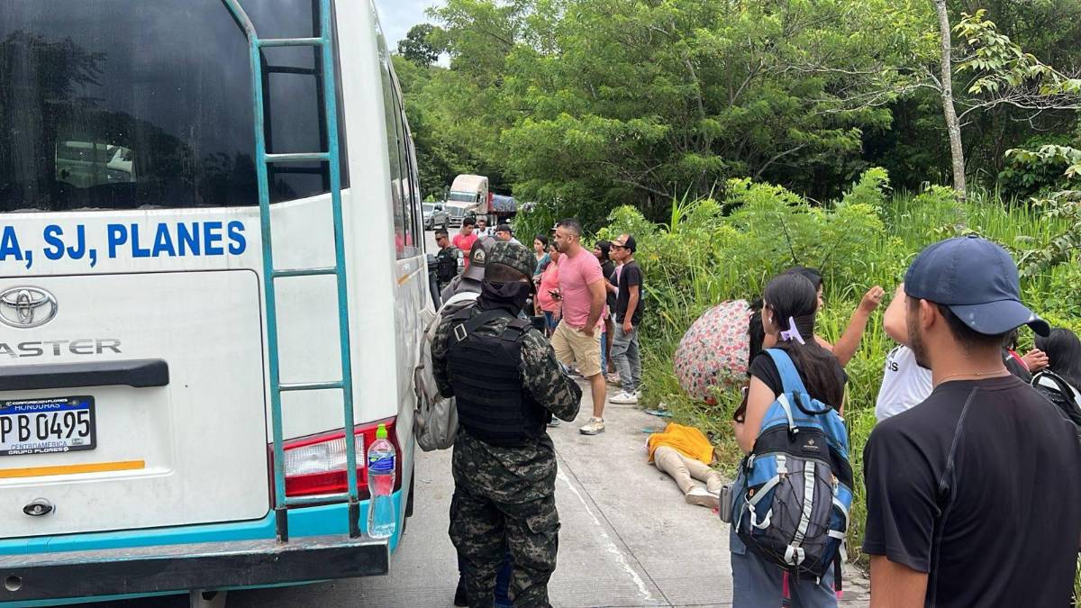 Tres muertos: imágenes impactantes del accidente en Trinidad, Copán