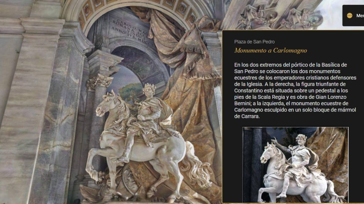 Basílica de San Pedro: Conozca con un tour guiado en 3D todos sus rincones