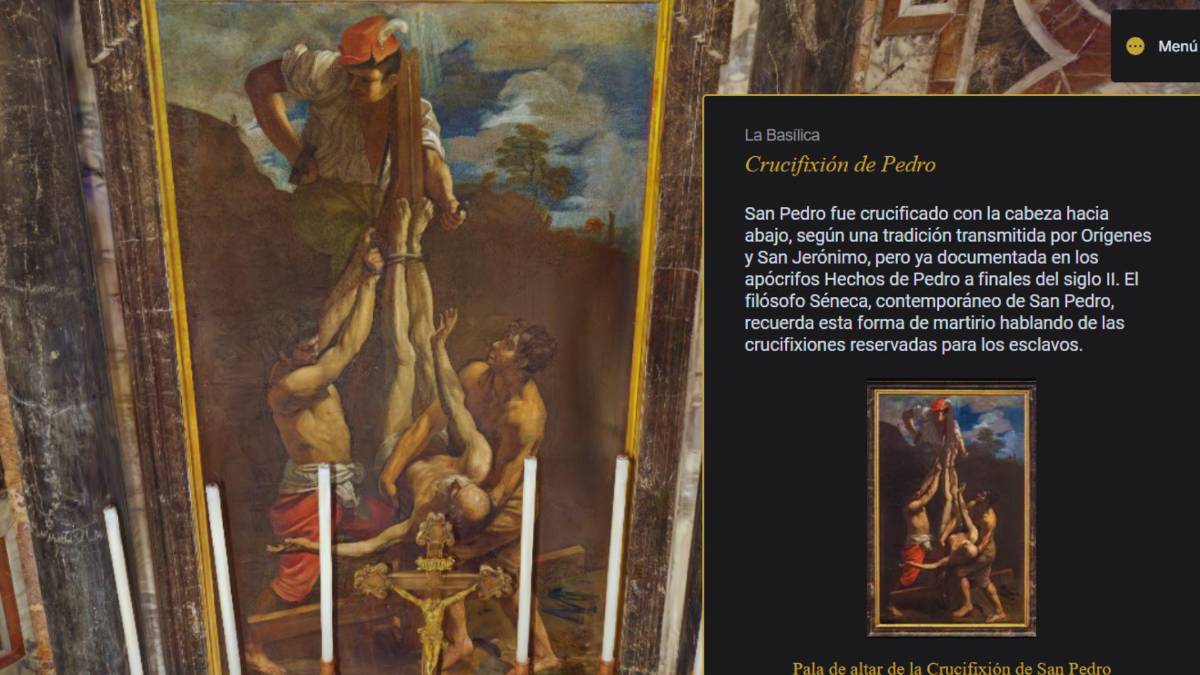 Basílica de San Pedro: Conozca con un tour guiado en 3D todos sus rincones