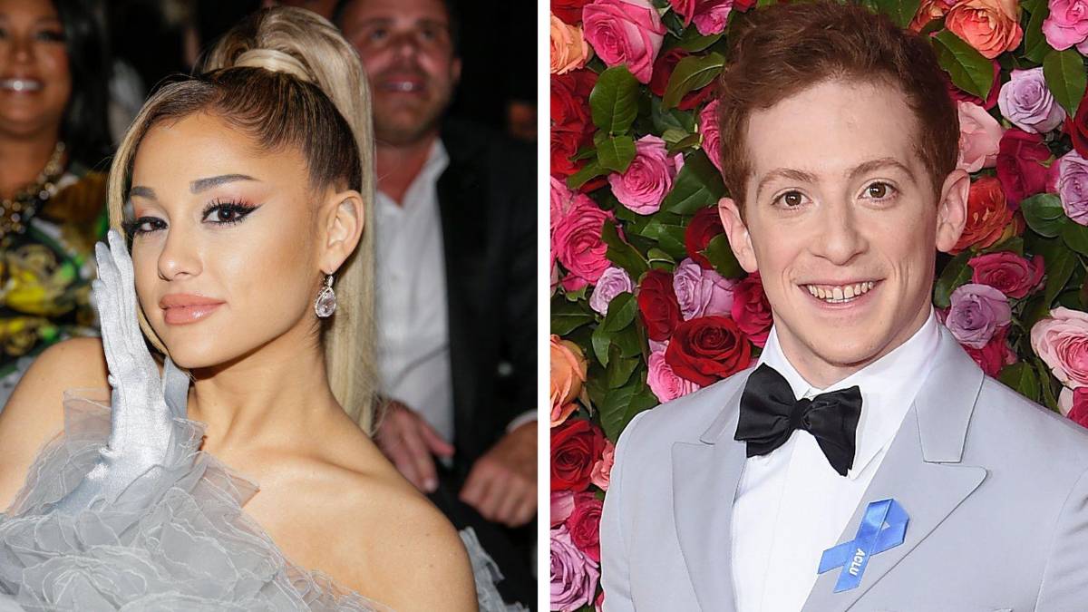 Ariana Grande saldría con el actor Ethan Slater, tras su separación con Dalton Gómez