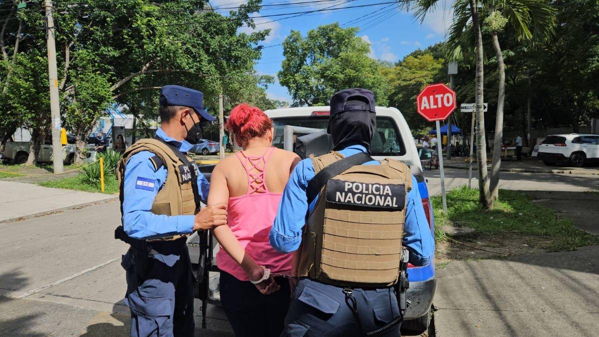 Arrestan a “La Demonia” de la Pandilla 18 en La Planeta