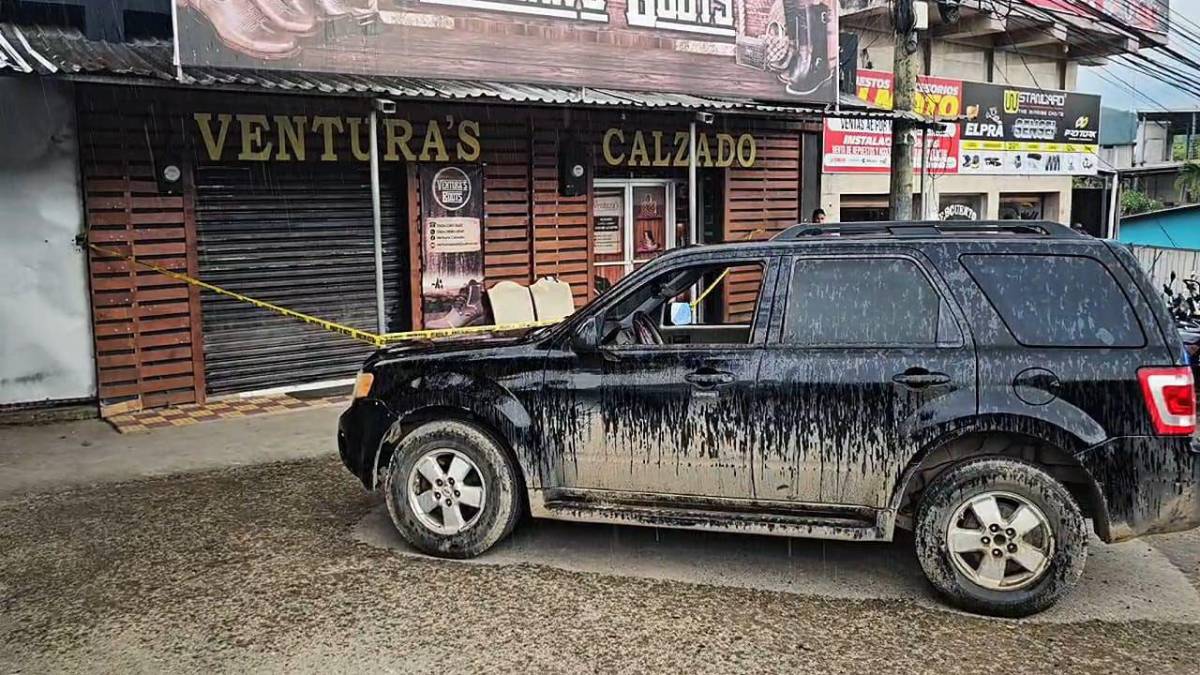 Sicario mata a un cliente de tienda de calzado en Copán